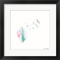 Framed Crystal Birds I