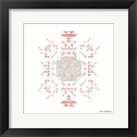 Pink Aztec I Framed Print