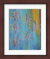 Framed Stained Glass Blooms I
