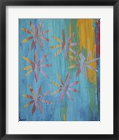 Stained Glass Blooms I Framed Print