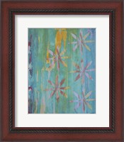 Framed Stained Glass Blooms II