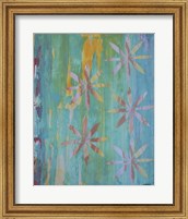 Framed Stained Glass Blooms II