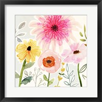 Floral Pop II Framed Print