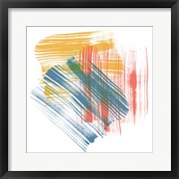 Color Swipe II Framed Print