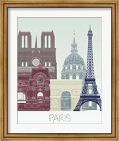 Framed Paris Skyline