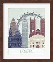 Framed London Skyline