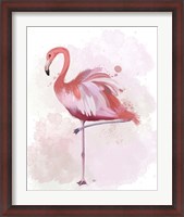 Framed Fluffy Flamingo 4