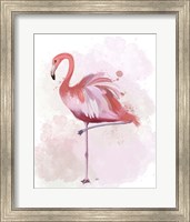 Framed Fluffy Flamingo 4