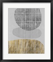 Gilded Shapes II Framed Print