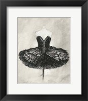 Framed Black Ballet Dress I