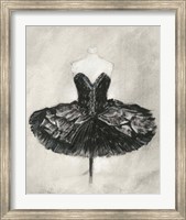 Framed Black Ballet Dress I