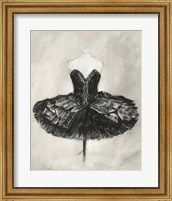 Framed Black Ballet Dress I