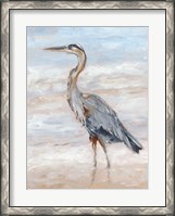Framed Beach Heron II