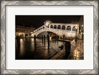 Framed Rialto in the Rain