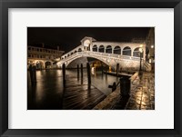 Framed Rialto in the Rain