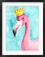 Framed Flamingo Queen I