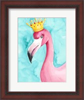Framed Flamingo Queen I