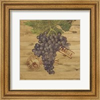 Framed 'Grape Crate III' border=