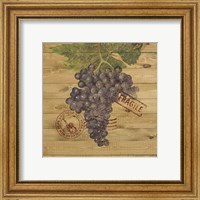 Framed 'Grape Crate III' border=