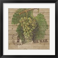 Framed 'Grape Crate IV' border=