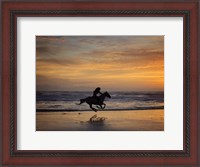 Framed Sunkissed Horses IV