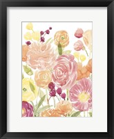 Pastel Petals II Framed Print