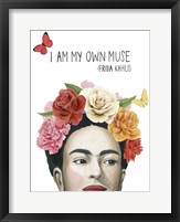 Framed Frida's Flowers I