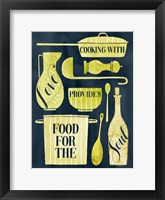 Food for the Soul II Framed Print