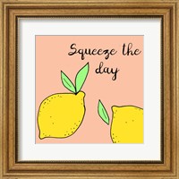 Framed 'Lemon Squeeze I' border=