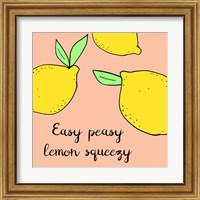 Framed 'Lemon Squeeze II' border=