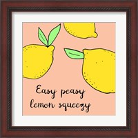 Framed 'Lemon Squeeze II' border=