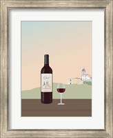 Framed Tuscan Wine I