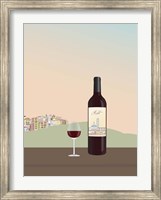 Framed Tuscan Wine II