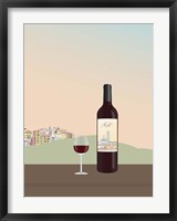 Framed Tuscan Wine II