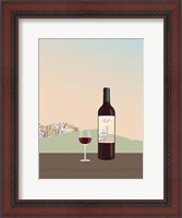 Framed Tuscan Wine II