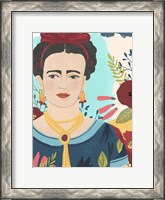 Framed Frida's Garden I