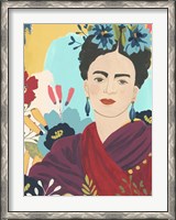 Framed Frida's Garden II