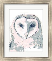 Framed 'Funky Owl Portrait I' border=