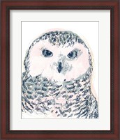 Framed Funky Owl Portrait IV