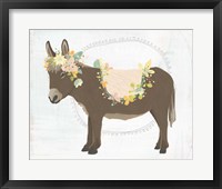 Dainty Burro I Framed Print