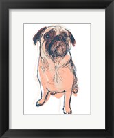 Framed Dog Portrait--Dave