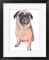 Framed Dog Portrait--Dave