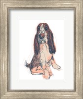 Framed Dog Portrait--Ajax