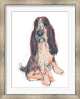 Framed Dog Portrait--Ajax