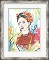 Framed Portrait of Frida  I
