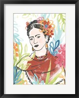 Framed Portrait of Frida  I