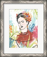 Framed Portrait of Frida  I