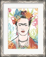 Framed Portrait of Frida  II