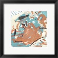 Framed 'Abstract Composition I' border=