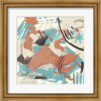 Framed 'Abstract Composition II' border=